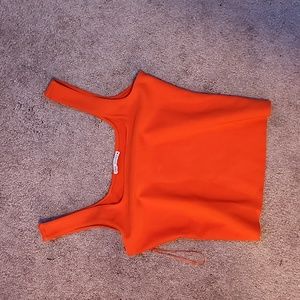 ZARA orange tank